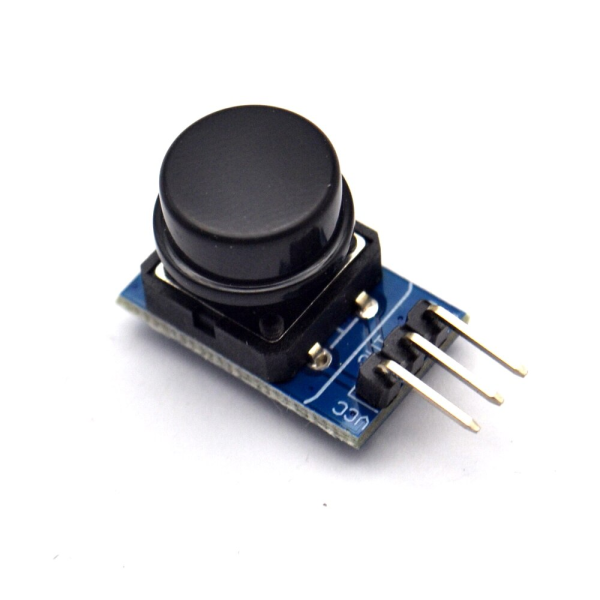 Modulo Boton Pulsador interruptor tactil 12x12mm Arduino  Raspberry PI Negro - Imagen 2