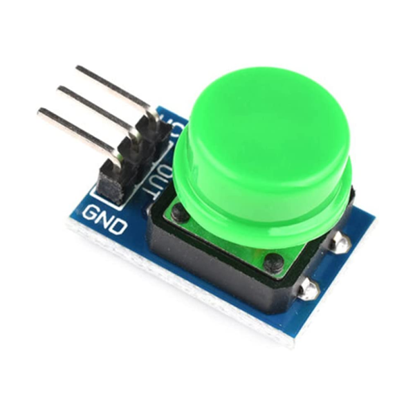 Modulo Boton Pulsador interruptor tactil 12x12mm Arduino  Raspberry PI Verde