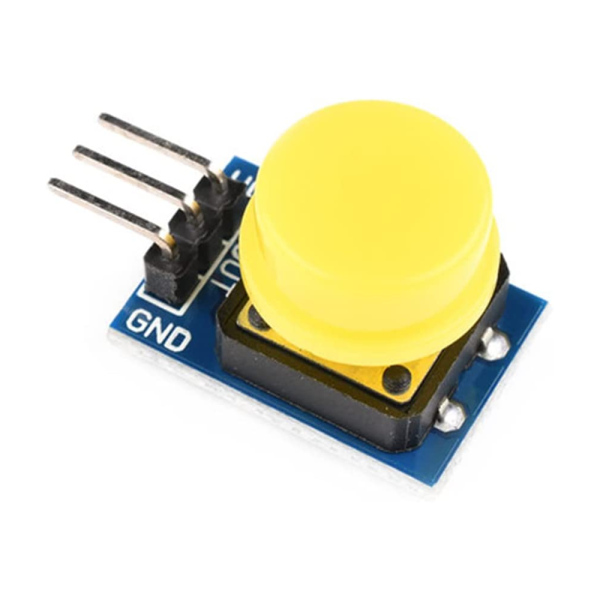Modulo Boton Pulsador interruptor tactil 12x12mm Arduino  Raspberry PI Amarillo