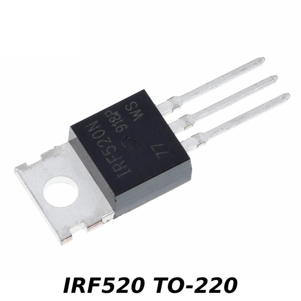 2x TRANSISTOR IRF520 MOSFET N 100V 9.2A 60W TO-220 IRF520NPBF IRF520N