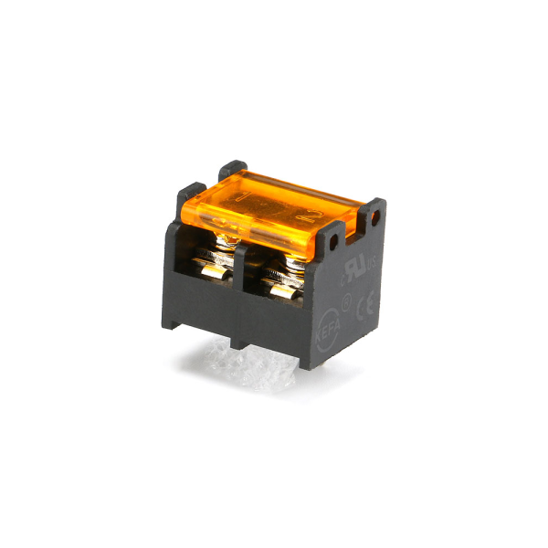 4x Bloque de Tornillo de barrera PCB Conector con cubierta HB-9500 2 pin HB-2