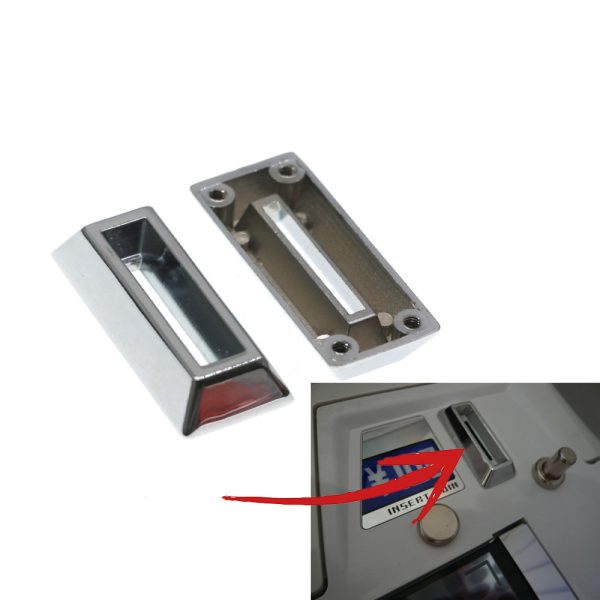 Embellecedor metalico entrada de monedas Recreativa Arcade Sega Naomi NNC ASTRO