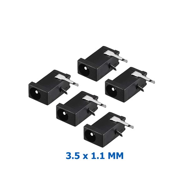 5X CONECTOR DC JACK HEMBRA 3,5  x 1,1 MM - Imagen 2