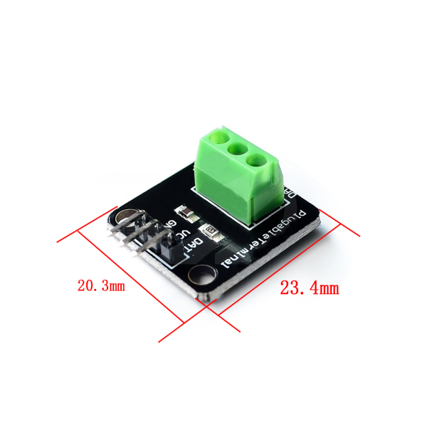 Modulo Adaptador Terminal enchufable DS18B20 - Imagen 4