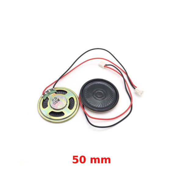 MINI ALTAVOZ 0,5W 8 OHM 50 MM con cable con terminal ph 2.54mm