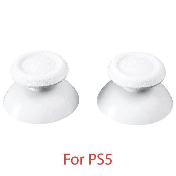 2X JOYSTICK PS5 PLAYSTATION 5 ANALOGICO MANDO THUMB STICK BOTONES R3 L3 BLANCO