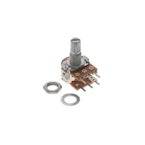 Potenciometro lineal DOBLE B20K