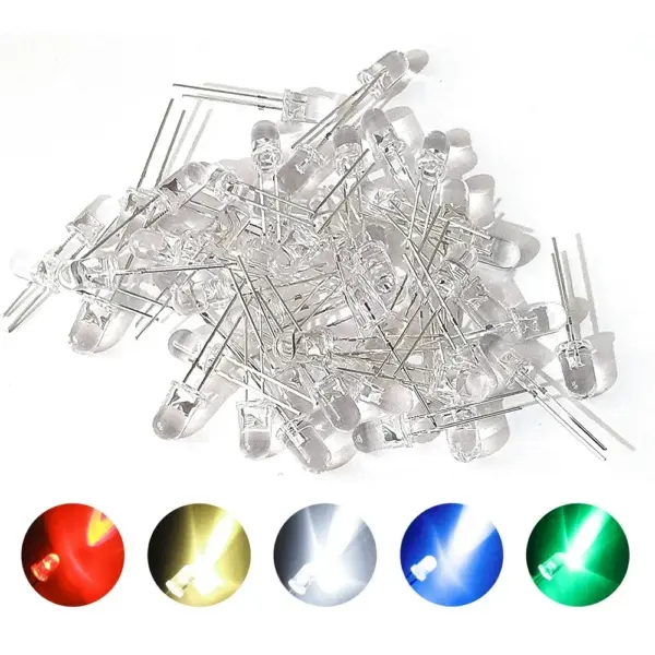 kit 25 DIODOS LEDS 3MM (5 COLORES)