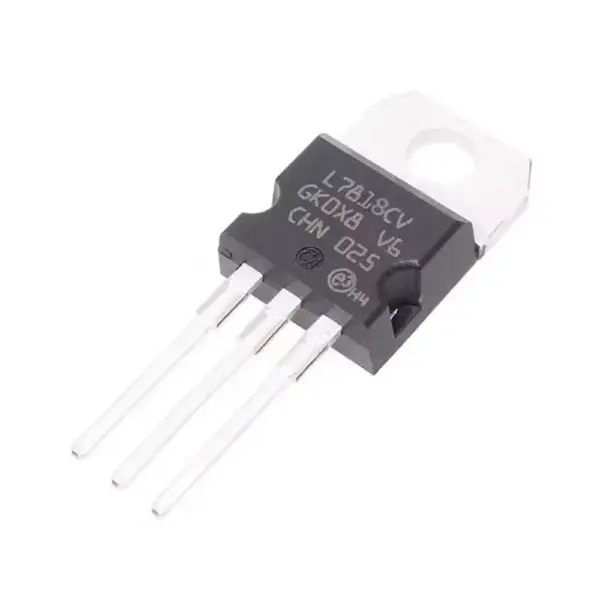 Regulador de Voltaje Positivo L7818CV 18V 1.5A Encapsulado TO-220