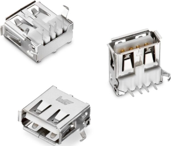 Conector USB-A Hembra 90° para Montaje en PCB