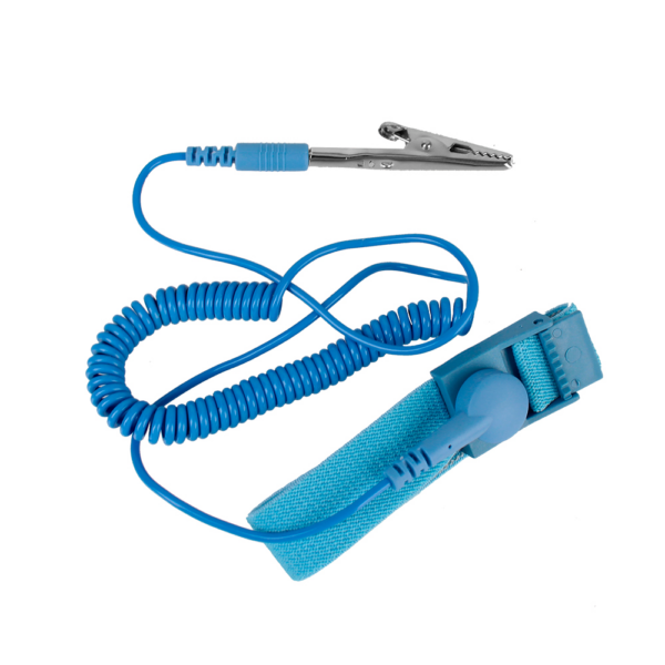 Pulsera Antiestática Ajustable con Cable de Tierra para Electrónica
