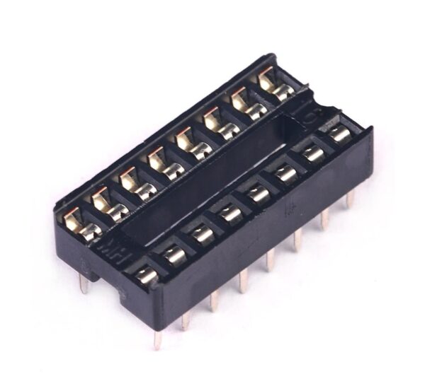 10x Zocalo integrado 16 PINs DIP 16 Socket doble contacto