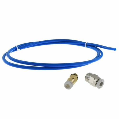 Kit Tubo PTFE Bowden 1 m (4x2 mm) 1.75mm con Racores Neumáticos PC4-M6 y PC4-M10 para Impresora 3D