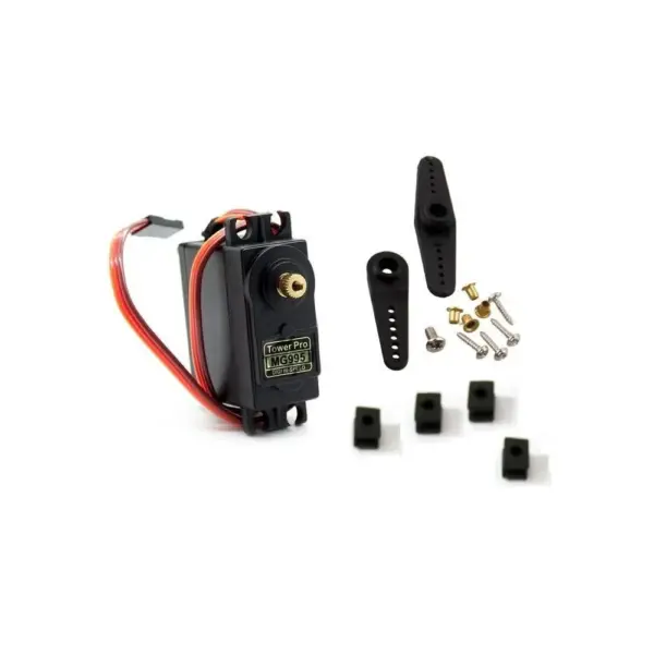 Servomotor MG995 con Engranajes Metálicos para Robótica y Arduino