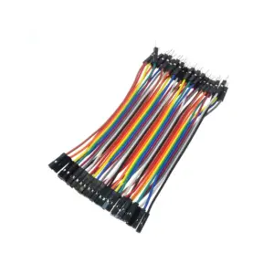 40 Cables Jumper DUPONT M-H 10 cm para Arduino y Protoboard