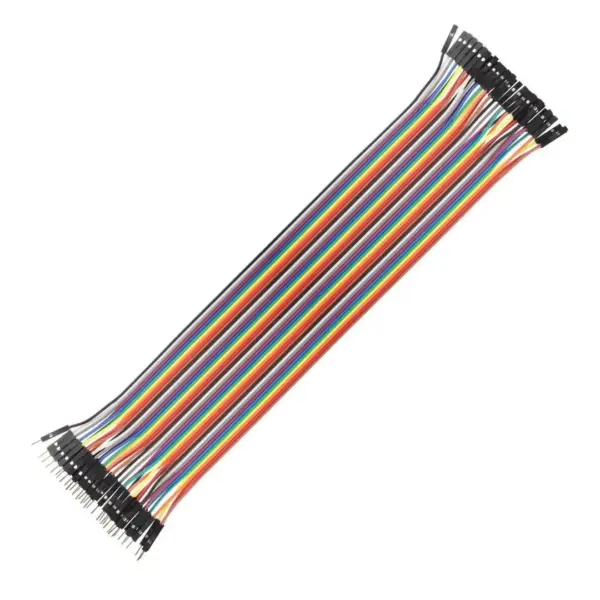 Pack 40 Cables Jumper Dupont 30 cm Macho-Hembra para Arduino y Protoboard