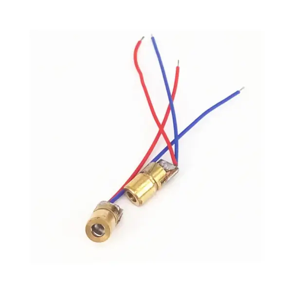 Módulo Diodo Láser Rojo 650 nm 5 mW 3 V para Arduino