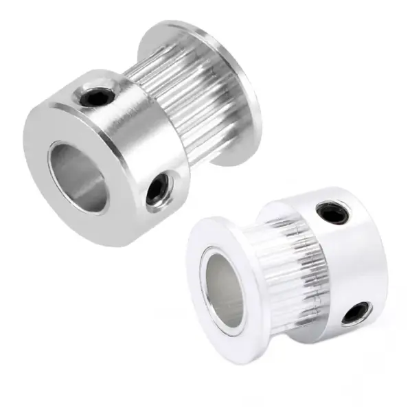 2x Polea GT2 20 Dientes Eje 5 mm para Correa 6 mm
