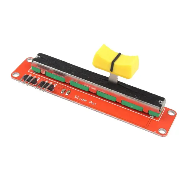 Potenciómetro Deslizante Lineal 10 Kohm para Arduino y Proyectos Electrónicos