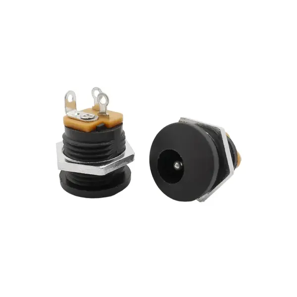 Pack 5x Conector Alimentación DC Hembra 5.5x2.1mm para Chasis DC-022