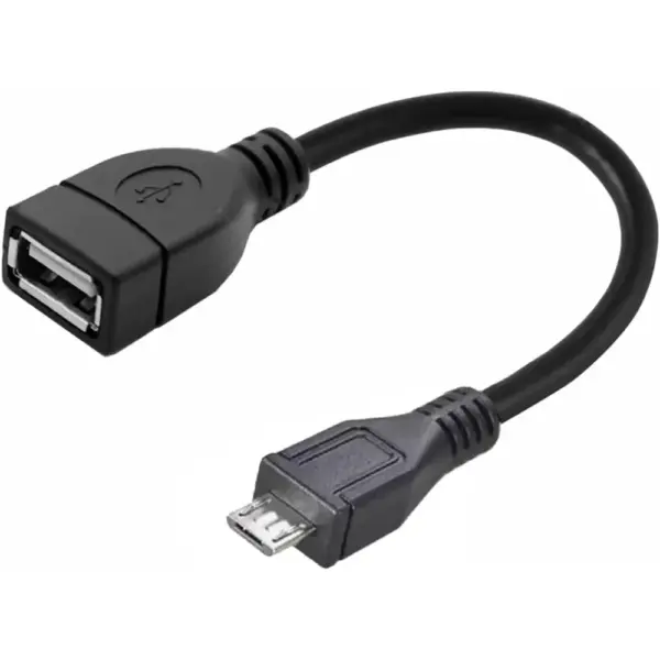 Cable Adaptador OTG USB 2.0 A Hembra a Micro USB Macho