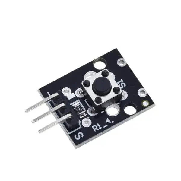 Módulo Interruptor de Botón Táctil KY-004 para Arduino, Raspberry Pi y ESP32