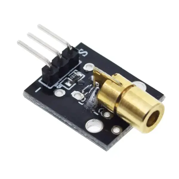 Módulo Emisor Láser Rojo KY-008 650nm 5mW para Arduino