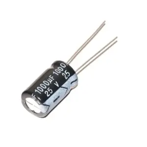 7x Condensador Electrolítico 1000uF 25V