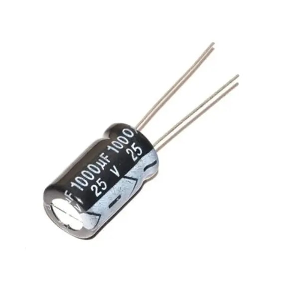 7x Condensador Electrolítico 1000uF 25V