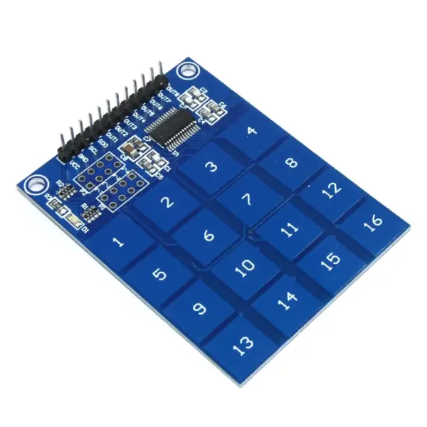 Módulo TTP229: Sensor Táctil Capacitivo Digital 16 Canales para Arduino