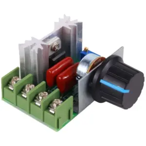 Regulador de Voltaje AC Ajustable 50-220V, 2000W, 10A con PWM