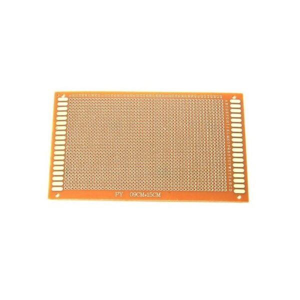 Placa de Prototipos PCB Perforada 9x15 cm Baquelita Pitch 2.54 mm