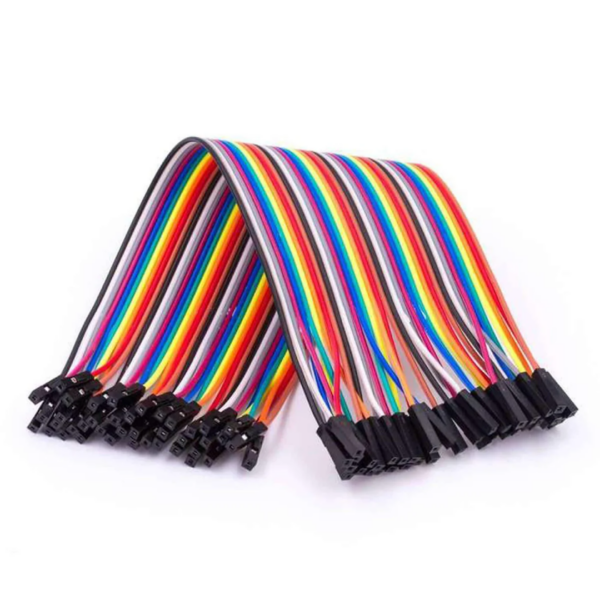 Pack 40 Cables Jumper Dupont 20 cm Hembra-Hembra