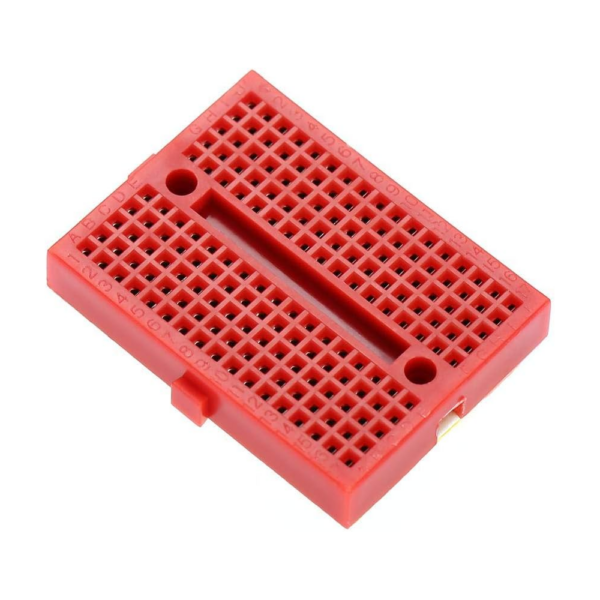 Mini Protoboard 170 Puntos Rojo con Adhesivo