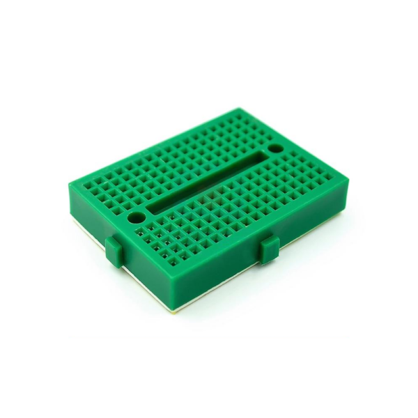 Mini Protoboard 170 Puntos Verde con Base Adhesiva
