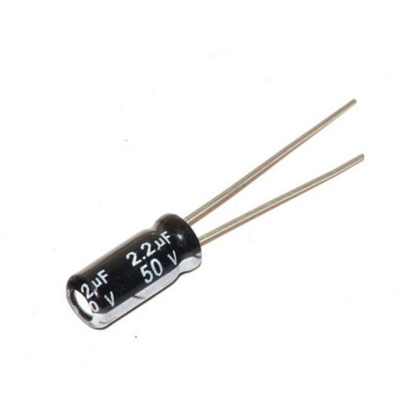 Pack 10x Condensadores Electrolíticos 2.2 uF 50 V 105 °C