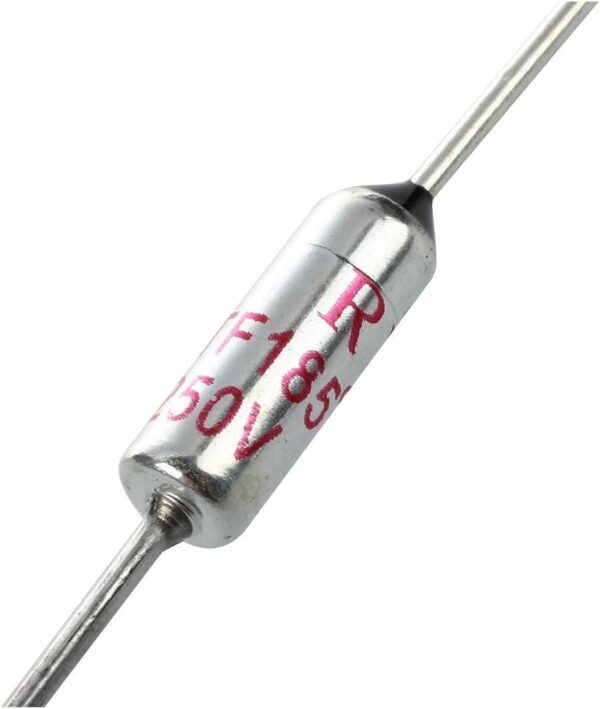 3x Fusible Térmico TF 185 °C 250 V 10 A para Protección de Circuitos