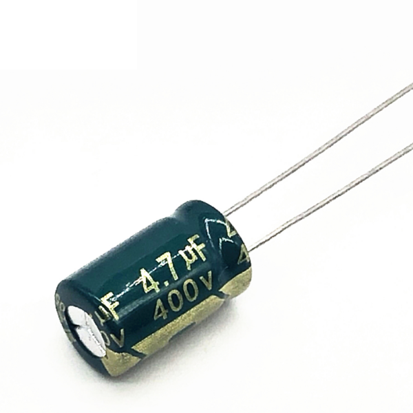 Pack 5x Condensador Electrolítico 4.7uF 400V Low ESR 105°C