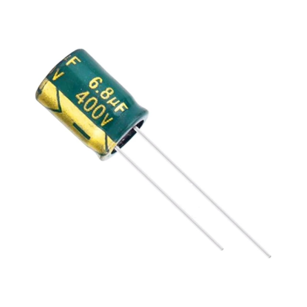 Pack 5x Condensador Electrolítico 6.8µF 400V Low ESR 105°C