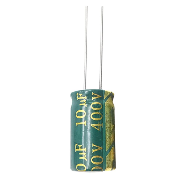 Pack 5x Condensador Electrolítico 10uF 400V Low ESR 105°C