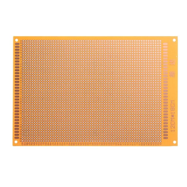Placa de Prototipos Perforada 12x18 cm de Baquelita (PCB Universal)