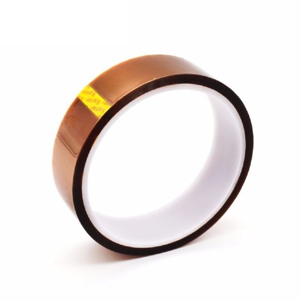 Cinta Térmica Kapton de Poliamida 20 mm x 33 m para Impresoras 3D y Electrónica