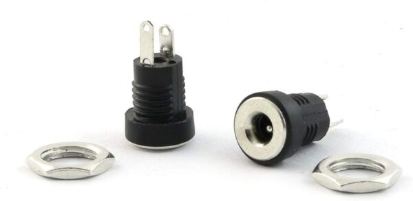 Pack 5x Conector Alimentación DC-022B Jack Hembra 3.5x1.3mm para Chasis