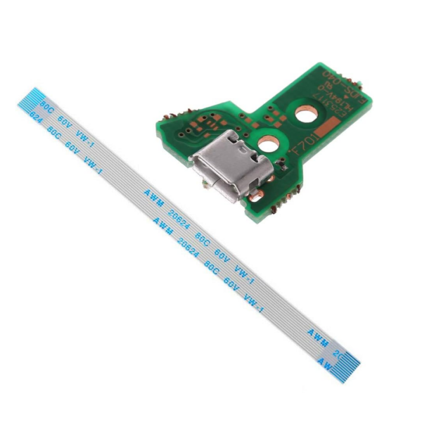 Placa de Carga JDS-040 Micro USB para Mando PS4 DualShock 4 V2 con Flex 12 Pines