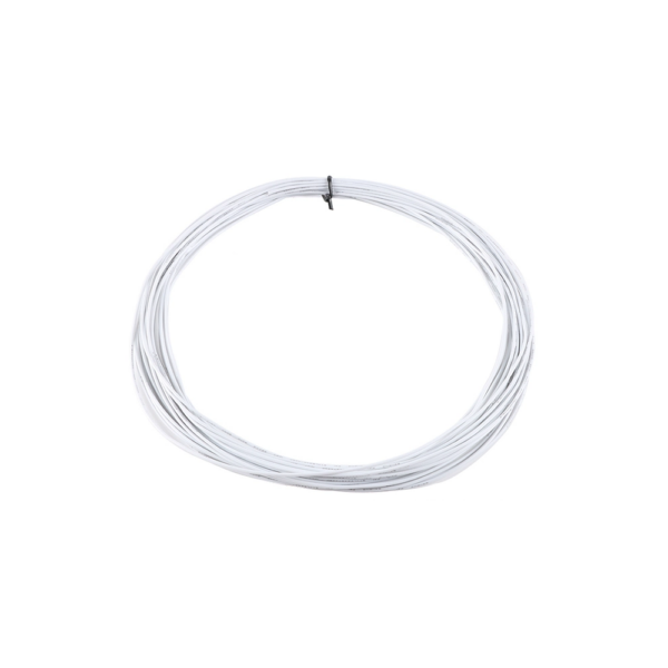 Rollo 10 metros Cable Flexible trenzado AWG26 Blanco