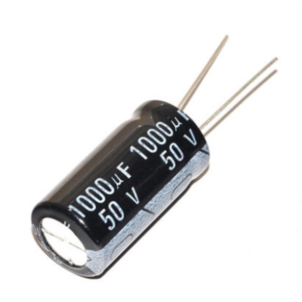 Pack 5 Condensadores Electrolíticos 1000 uF 50 V 105 °C Radial 13x20 mm