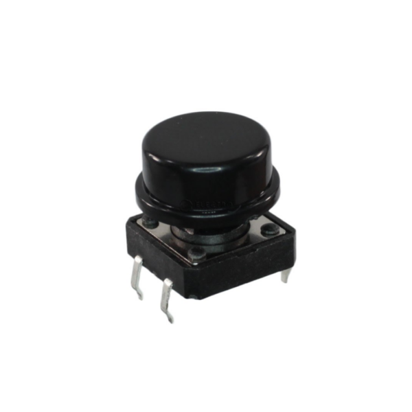Pulsador Táctil B3F 12x12mm Negro