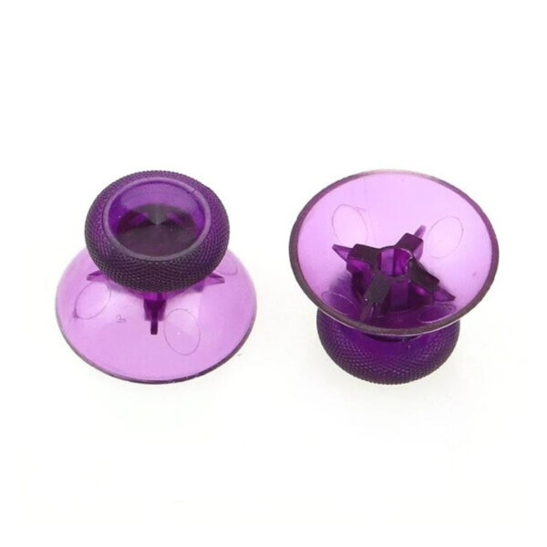 2x Joysticks L3 R3 de Recambio para Mando XBOX ONE - Sticks TPU Violeta Transparente