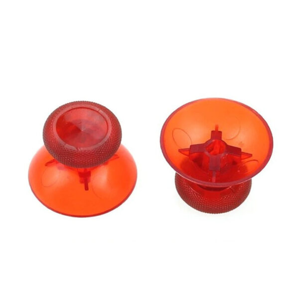 2x Joysticks L3 R3 de Recambio para Mando Xbox One - Sticks TPU Rojo Transparente