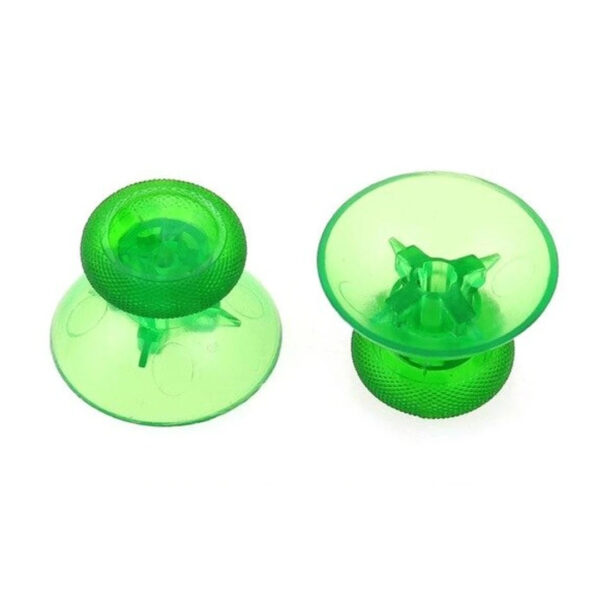 2x Joysticks L3 R3 de Recambio para Mando Xbox One - Sticks TPU Verde Transparente